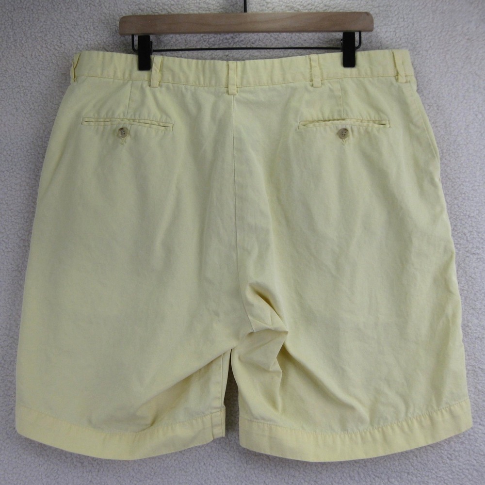Polo Ralph‎ Lauren Chino Shorts Mens 38 Yellow Classic Preppy Cotton Twill - Picture 4 of 11
